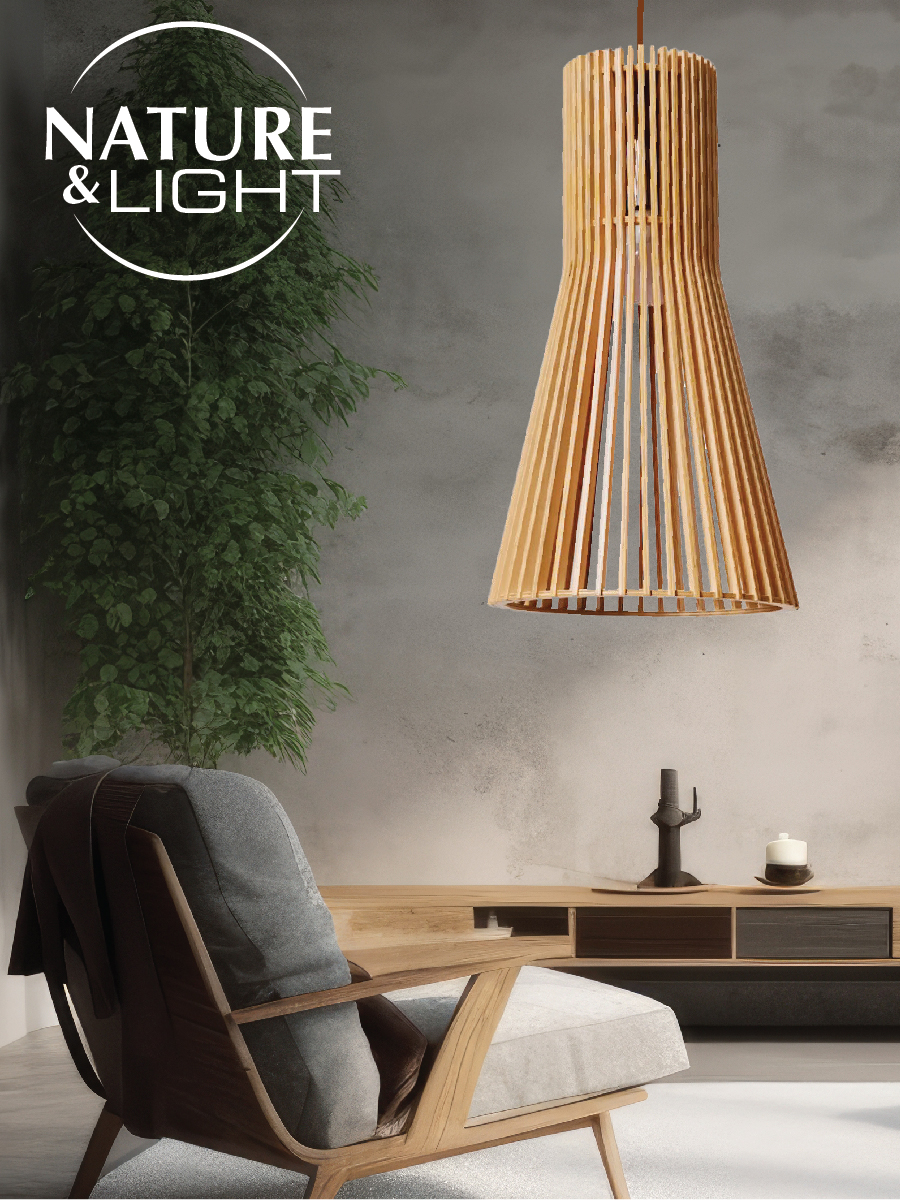 Luminarias de Madera Natural & Ligth
