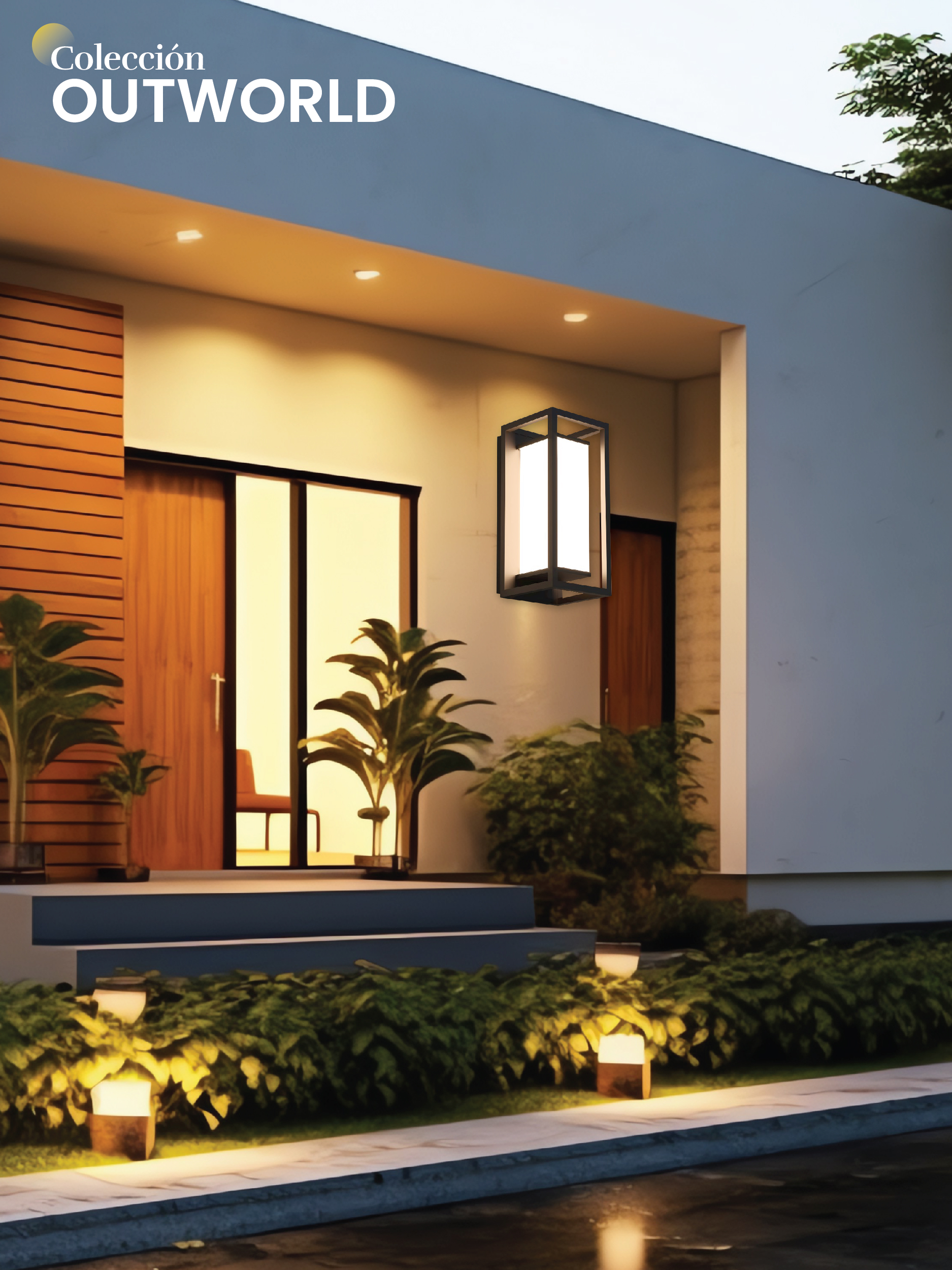 Aplique Exterior de Pared
