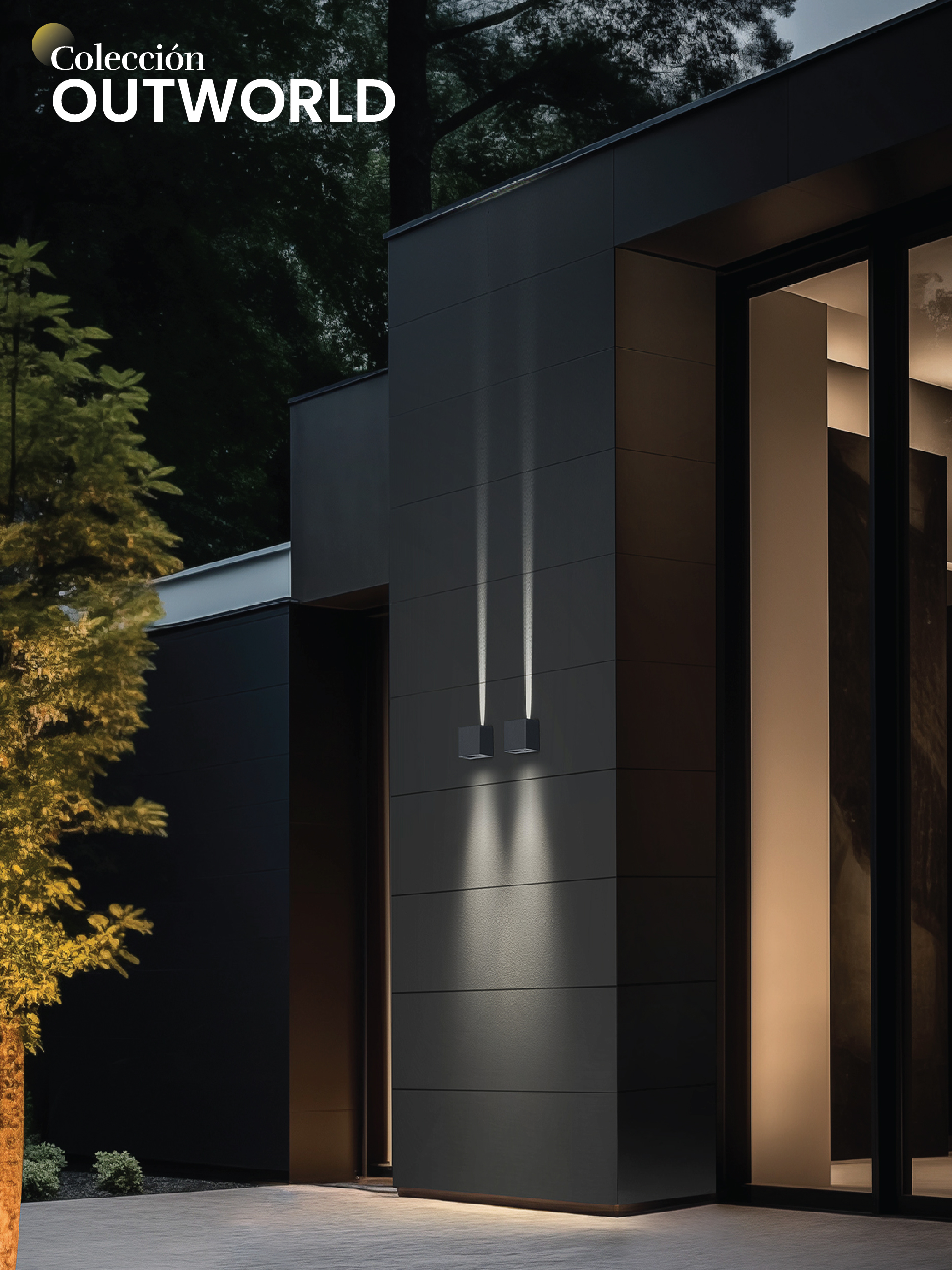 Aplique Exterior de Pared